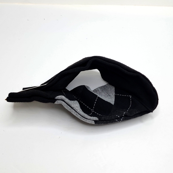 MENS ARGYLE BLACK AND GREY SOCKS, SIZE 9-11 - Picture 6 of 6